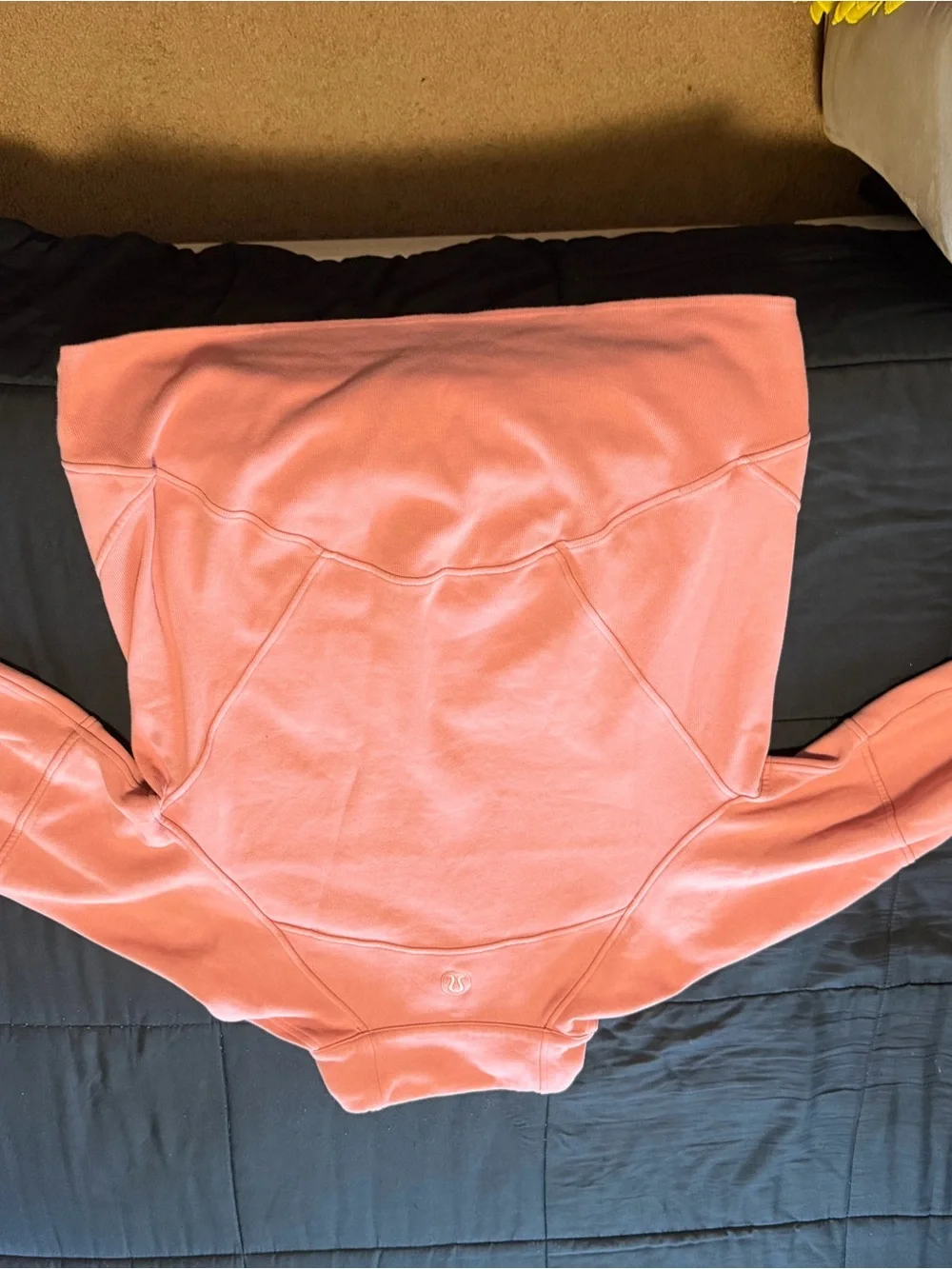 Women’s Orange Lululemon Half-Zip Pullover Sweatshirt